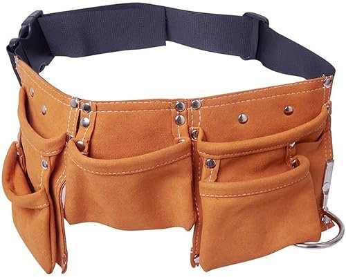 ACiyD Werkzeugtasche Gürtel Schraubendreher Leder Werkzeuggürtel Arbeitstasche Garten Reparatur Gürteltasche