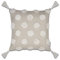 Paco Home Kissen Bezug Kissenbezüge Mit Quastenfransen Boho Kissenbezug Kissenhülle Boho Sofa Couchkissen Zierkissen, Farbe:Braun 3, Sets:Single