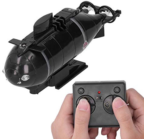 KENANLAN Mini RC Submarine 6 Channel 2.4G Remote Control Under Water Boat Ship Simulation Electronic Diving Toy Model Electronic Water Toy Boat for Water Tub Kids Birthday Gifts
