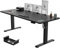 Homall 180x80 cm Height Adjustable Electric Standing Desk with USB Charging, Sit Stand Desk with Cable Tray Stand Up Desk for Home Office,Black