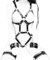 SUPKTHDY Damen Harness Geschirre Leder Ouvert Einstellbar Körper Bondage Fetisch Erotik Brustfrei Sexy Kleidung Erotik Reizwäsche SM Fesseln Sexspielzeug für Paare