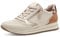 Jana Damen Sneaker flach mit Reißverschluss Vegan, Beige (Ivory), 39 EU