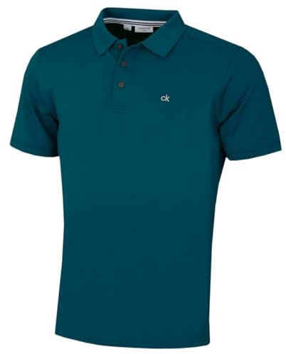 Calvin Klein Mens Campus Polo Shirt - Petrol - S