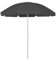 ShCuShan Sombrilla de playa antracita 240 cm, sombrilla de jardín, parasol de balcón, antracita, 240 cm