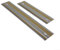 Saw Track Guide Rail, Guide Rails Aluminum Extruded Guided Rails for Circular Saws Track Connectors Kits(1pair Clamps)
