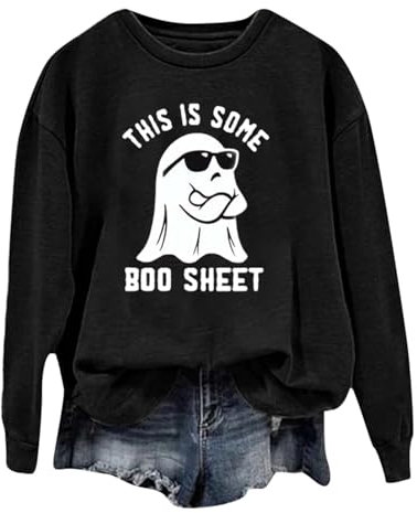 WILLBEST halloween costumes for women pullover t-shirts tunic skeleton top vintage soft halloween top holiday tops tops sexy costumes