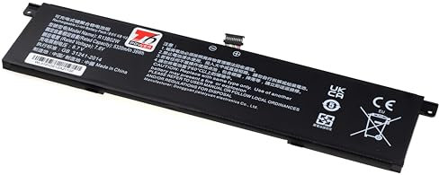 T6 Power Batteria per PC portatile Xiaomi R13B01W, Li-Poly, 7,6 V, 5320 mAh (39 Wh), colore: Nero