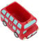 BESPORTBLE Harz Bus Blumentopf Cartoon Container für Grün Pflanzen Rot Bus Topf
