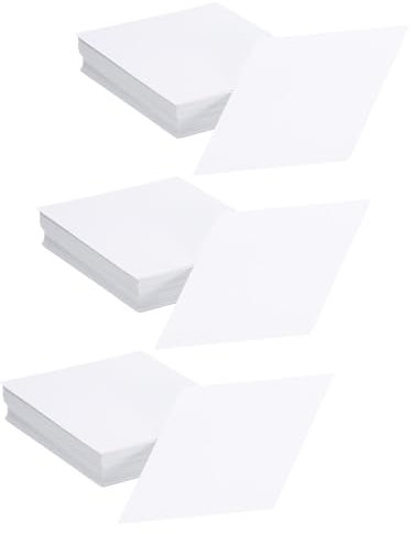 sourcing map Diamant-Papier-Stückpapier zum Quilten, 6,3 cm, 60 Grad, Rautenmuster, englisches Papier, Grundierungspapier, Patchwork-Zubehör zum Nähen, Basteln, 300 Stück