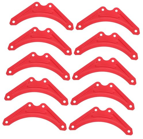 Operitacx 10pcs Step Ladder Corner Bracket Kit Heavy Duty Triangle Reinforcement Plates for Enhanced Stability Durable Ladder Fittings for Secure Fixing for DIY Indoor Outdoor Use