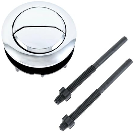 Offset Wrench 48mm Universal Dual Flush Toilet Water Tank Button Round Valve Push Button Flush Toilet Seat Water Tank Valve Bathroom Parts