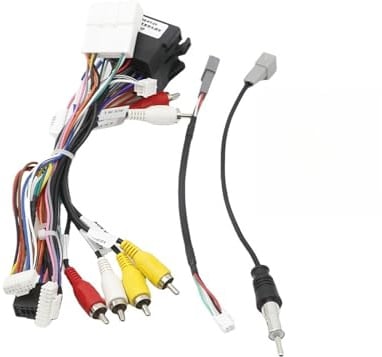 Auto Einbaurahmen Für Hyundai Für Tucson 2 LM Für IX35 2009-2015 Android Auto Radio Canbus Box Decoder HY-SS-04 Kabelbaum Adapter Power Kabel Autoradio Blende(Only Cable)