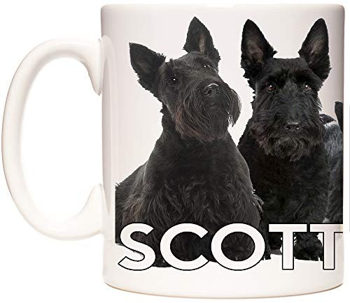 Scottish Terrier Dog Ceramic Gift Mug, Scotty Dog Coffee Mug, Scottie Dog Tea Mug, 11oz Ceramic Mug
