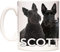 Scottish Terrier Dog Ceramic Gift Mug, Scotty Dog Coffee Mug, Scottie Dog Tea Mug, 11oz Ceramic Mug