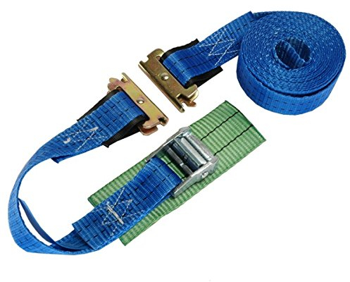 Spanngurt/Zurrgurt LC 350/700 daN, 5 m, 35 mm, 2-TLG. Klemmschloss Kombi-Zurrschiene Schutz