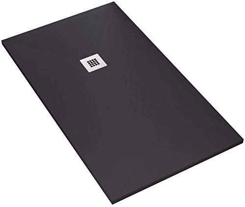 Duschtasse 100 x 140 cm aus Stein Maier Dharma schwarz