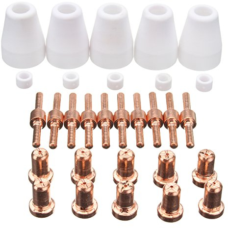 Werse 30 Stücke Thermische Dynamik Plasmaschneider Verbrauchsmaterialien Ersatzteile Kit Tipps Für BPS40