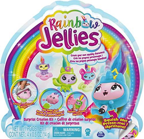 Rainbow Jellies Kreationsset mit 25 Überraschungen, um Ihre eigenen Squishy-Charaktere zu gestalten, für Kinder ab 6 Jahren