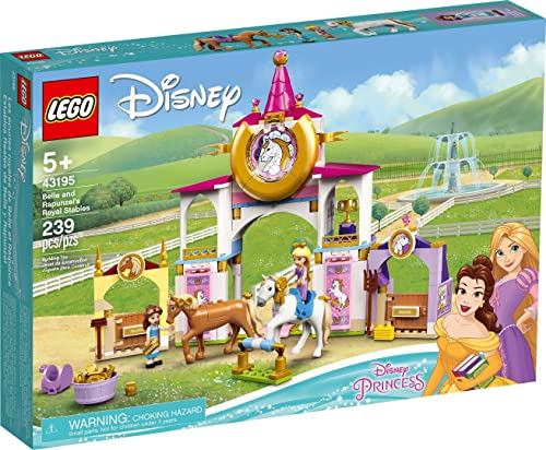 LEGO 43195 Disney Princess Belles und Rapunzels königliche Ställe
