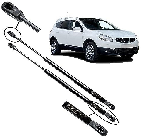 Ramor Strutz 2x Portón Trasero, Amortiguadores Maletero Compatible con Nissan Qashqai 2007-2013. Resorte de Gas, Puntales de Gasolina. Reemplazo de 90450JD02D y Otros.