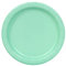 Unique- Piatti Ecologici in Carta-17.1 cm-Colore Verde Menta-Confezione da 20, Mint Green, 99224EU