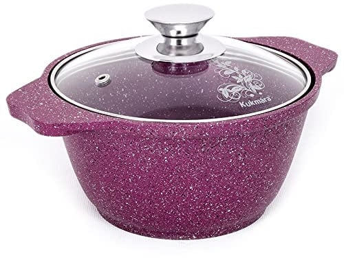 Aluminium-Wok-Kochtopf Mystery Antihaft-Topf mit Deckel, 1 l, Camping-Kochgeschirr, Dutch Oven Küchentopf