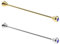 Create idea Lot de 2 broches en métal pour col de chemise pour homme, garçon, père, mari, amoureux, 6.4cm, Cuivre, métal, strass, argent