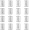 SUPERFINDINGS 16 Sets Alloy Bra Buckles 19x13.5mm Sewing On Clothes Bra Clip Hook Rhinestones Lingerie Front Closure for Swimsuit Clothes