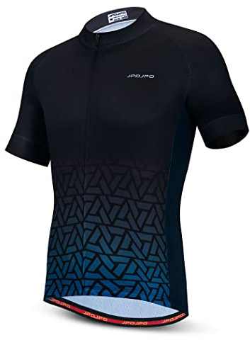 Herren-Radtrikot mit kurzen Ärmeln, Mountainbike-Shirt, Jugend-Fahrradbekleidung für Radfahren, Biker, Rennradfahrer, S-3XL, P1030, XXL