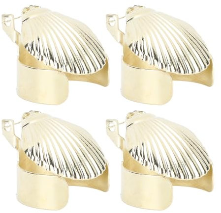 Extincteur de Bougie, Modèle de Coque en Métal 4 Pièces Bouchon de Bougie élégant Résistant à la Chaleur Automatique pour la Maison (Or)
