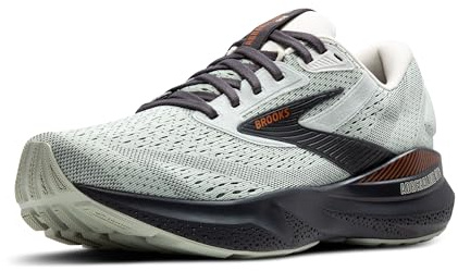 Brooks Damen Adrenaline GTS 24 Supportive Running Shoe, Quecksilber/Ebenholz/Kupfer, 42.5 EU