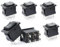 Switian 6 Stücke 6 Pin DPDT On-Off-On 3 Position Wippschalter AC 6A/250V 10A/125V