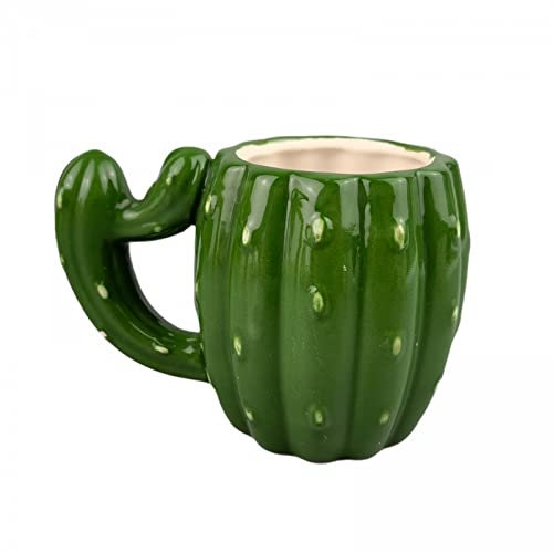 GANDUNQI Taza De CeráMica Creativa Escandinava con Forma De Cactus, Taza Publicitaria 3D con Forma De Planta, Taza Personalizada con Forma De Cactus, Taza De Regalo para Parejas
