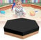 NAROSEBE Sandkasten Abdeckplane Hexagon Sandkastenabdeckungen Oxford Wasserdicht Sandkasten Abdeckung schutzhülle Sandkasten Regenschutz mit Kordelzug für Sandkasten(140 * 110 * 20cm)