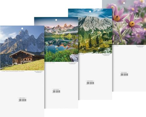Rückwand Wandkalender 14,5 x 29,5 cm