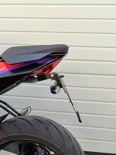 kurzer Kennzeichenhalter GroFaTec kompatibel für Aprilia RS 457 EVO-Set Kennzeichenträger Tail Tidy Heckumbau kurzes Heck rs457ab 2024