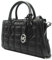 MIchael Kors Handtasche für Damen Sheila Satchel Small, Schwarz / Silber