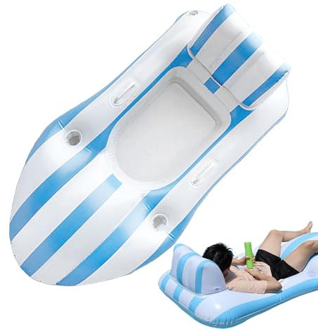 Schwimmreifen Für Erwachsene | Aufblasbare Schwimm-Luftmatratze - Weiche Schwimmauflage Für Entspannung, Wasserspaß, Reisen, Pool, See, Fluss, Garten & Urlaub