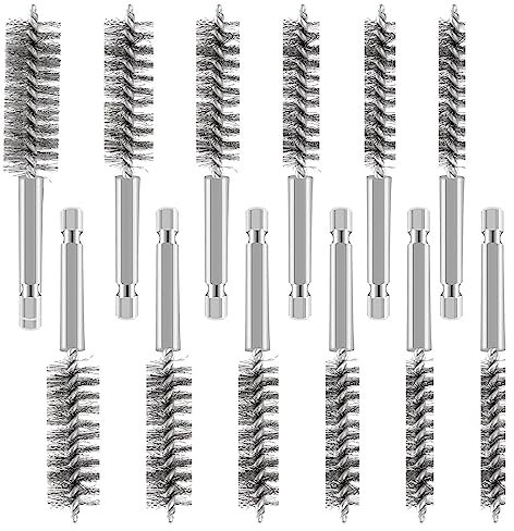 Agwuoetr 12 Pcs Twisted Wire Golf Clubs Head Hosel Brush for Power Drill Impact Driver
