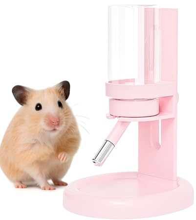 Duvcoywae Biberon pour Hamster,Fontaine à Boire 120ml pour Petits Animaux - Biberon avec Support pour Hamster | pour Gerbilles Degus Furets Écureuils Chinchillas Hérissons