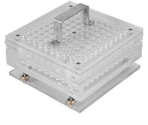 100 Trous Kit Remplisseur Capsules Manuel pour Gélule Vitamine Poudre (5#)