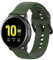 Yikamosi Compatibile con Samsung Galaxy Watch Active 2 Cinturino,Sgancio rapido Silicone Chiusura in acciaio inossidabile Cinturino di Ricambio per Galaxy Watch Active 2 40mm/44mm,Verde scuro