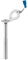 Petzl, Laser Speed, Chiodo Ghiaccio ad Altissime Prestazioni con Manico Integrato, Blu, 17 Cm, Unisex-Adulto