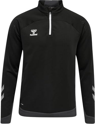 hummel Hmllead Half Zip Herren Multisport Sweatshirt Mit Kurzem Reißverschluss