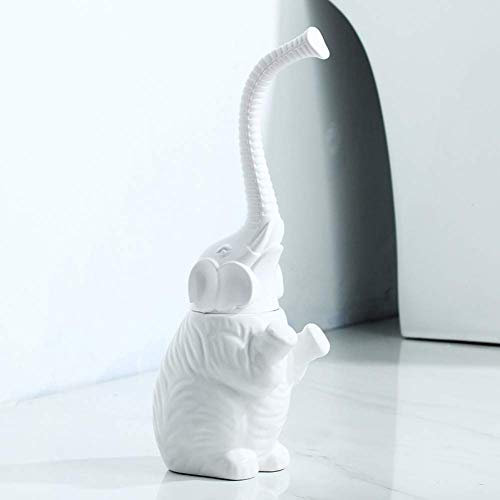WLVG Toilettenbürstenhalter Reinigungsbürsten Werkzeuge für Toilettenhaushalt Wc Badezimmerzubehör Sets Elefant
