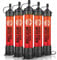 Lot de 5 pailles à eau de survie d'urgence haute capacité - Filtre à eau personnel pour camping, randonnée, voyage, vélo, survie, préparation aux situations d'urgence, légères, réutilisables et sans