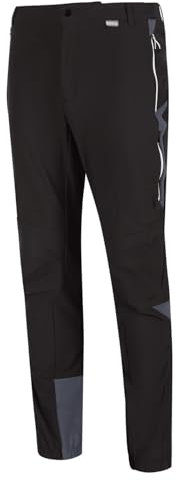 Regatta Herren Mountain Iii Wanderhose, Schwarz/Indien-Grau, 44