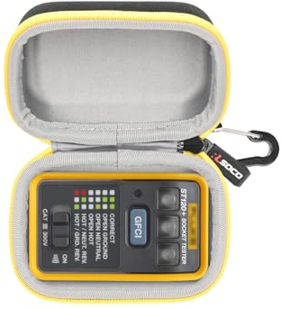 RLSOCO Tasche für Fluke ST240+ Sockeltester/ST120 GFCI Steckdosenprüfer (Nur Tasche)