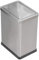 JINYCOME Petite poubelle de bureau de 2,6 gallons avec couvercle basculant, poubelle de salon, chambre à coucher, poubelle décorative en métal (acier inoxydable)