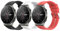 MIJOBS 3PCS Cinturini per Huawei Watch GT 2 Pro Cinturino di Ricambio Compatibile con Orologio Huawei Watch GT3 46mm/GT2 46mm, Huawei Watch 3, Huawei Watch 3 Pro Cinturino in Silicone 22mm Bracciale